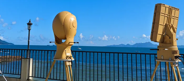 יישום מצלמת cctv למעקב ימי